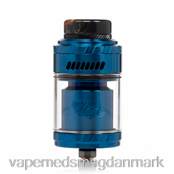 Vape Uden Nikotin Thunderhead Creations Blaze Solo 25mm Rta Blue